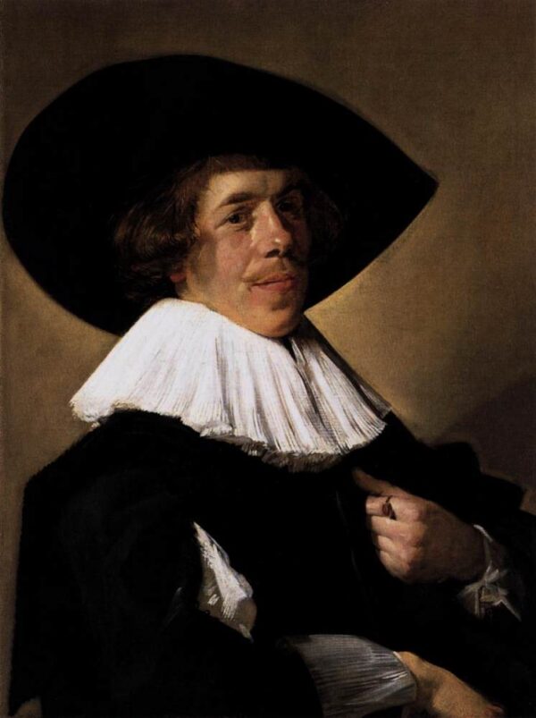 Portrait of a Man V by Frans Hals, hand-painted oil painting reproduction