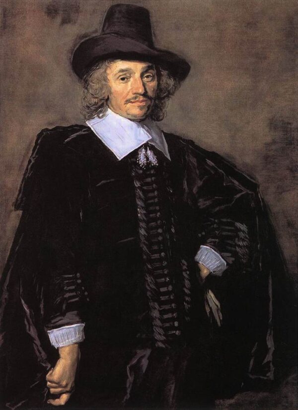 Portrait of a Man VII by Frans Hals, hand-painted oil painting reproduction
