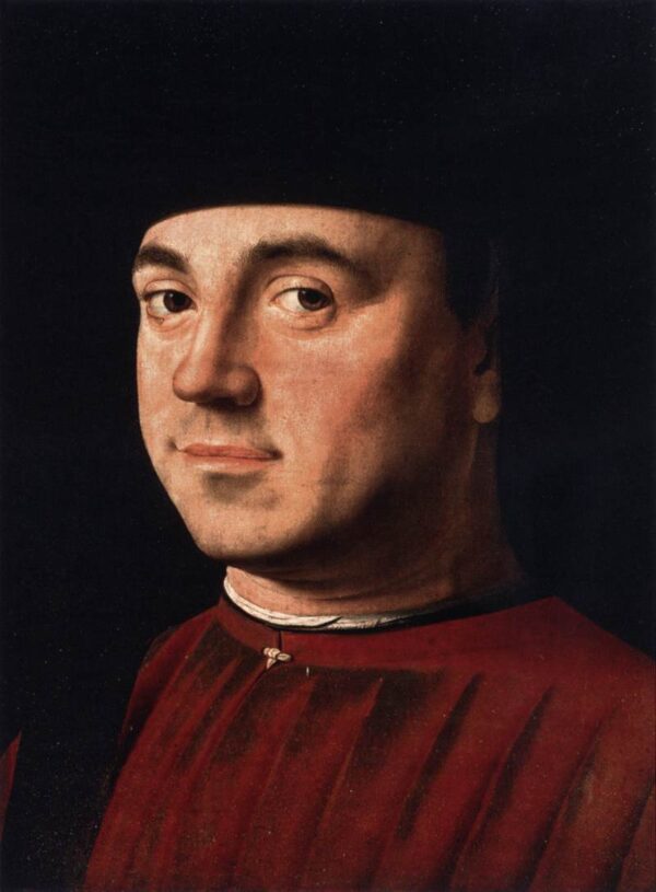 Portrait of a Man b by Antonello da Messina, hand-painted oil painting reproduction