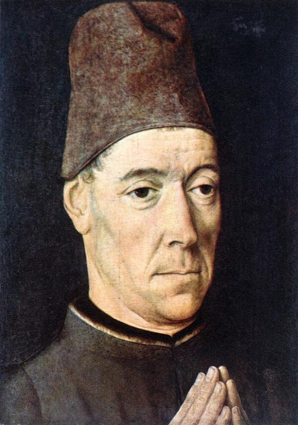 Portrait of a Man b by Dieric Bouts the Elder, hand-painted oil painting reproduction