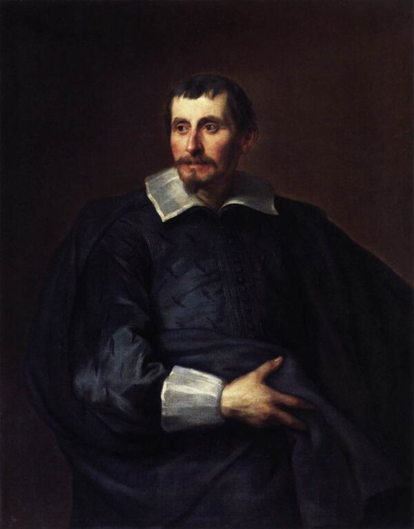 Portrait of a Man bv by Sir Anthony van Dyck, hand-painted oil painting reproduction