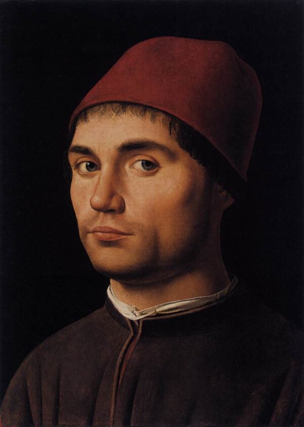 Portrait of a Man c by Antonello da Messina, hand-painted oil painting reproduction