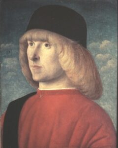 Portrait of a Man v by Giovanni Bellini, hand-painted oil painting reproduction