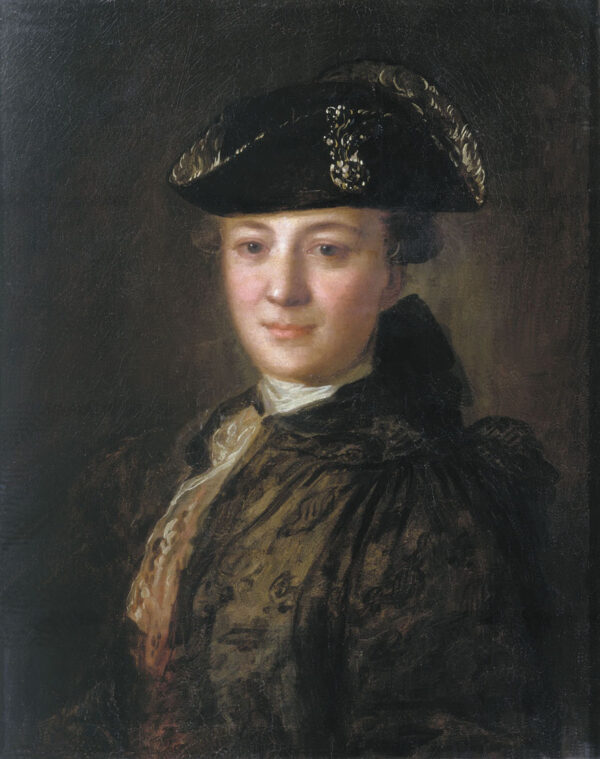 Portrait of a Man with a Cocked Hat by Fyodor Rokotov, hand-painted oil painting reproduction