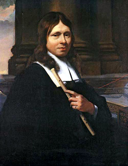 Portrait of a Man with a Flute by Karel Dujardin, hand-painted oil reproduction