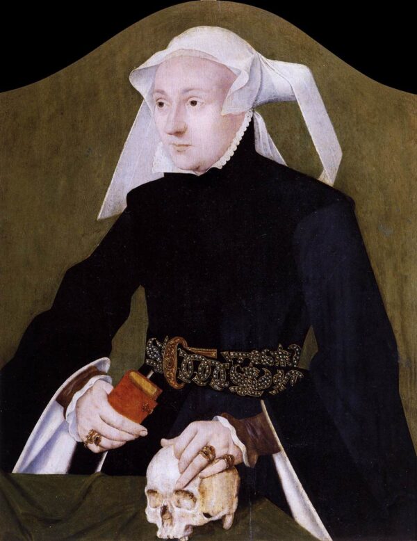 Portrait of a Noblewoman by Barthel Bruyn, hand-painted oil painting reproduction