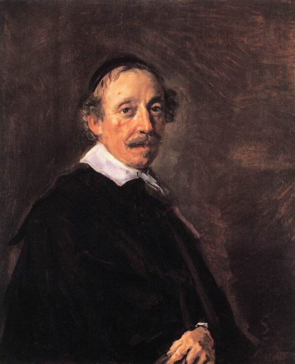 Portrait of a Preacher by Frans Hals, hand-painted oil painting reproduction