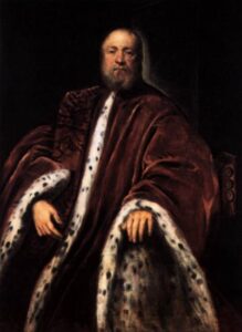 Portrait of a Procurator of St Mark’s by Tintoretto, hand-painted oil painting reproduction