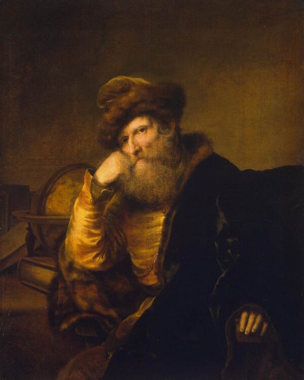 Portrait of a Scholar by Ferdinand Bol, hand-painted oil painting reproduction