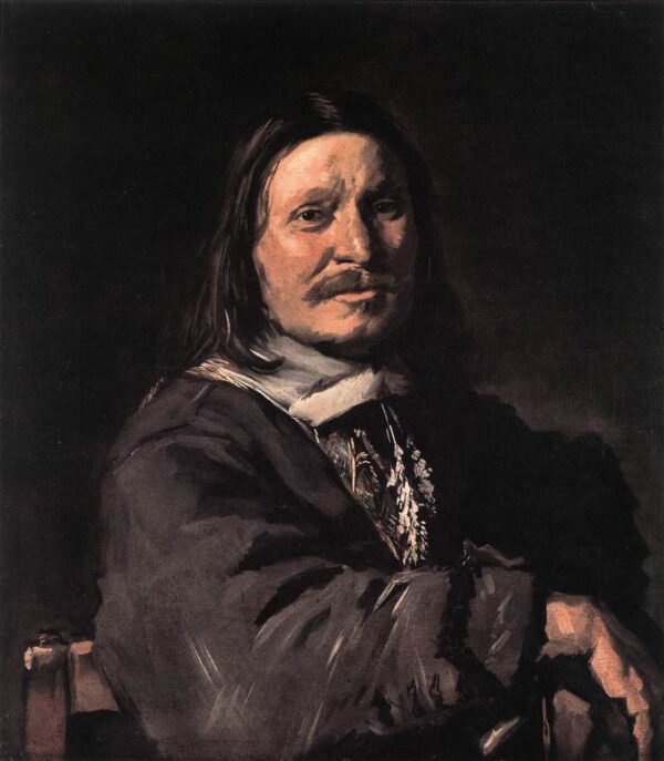 Portrait of a Seated Man by Frans Hals, hand-painted oil painting reproduction