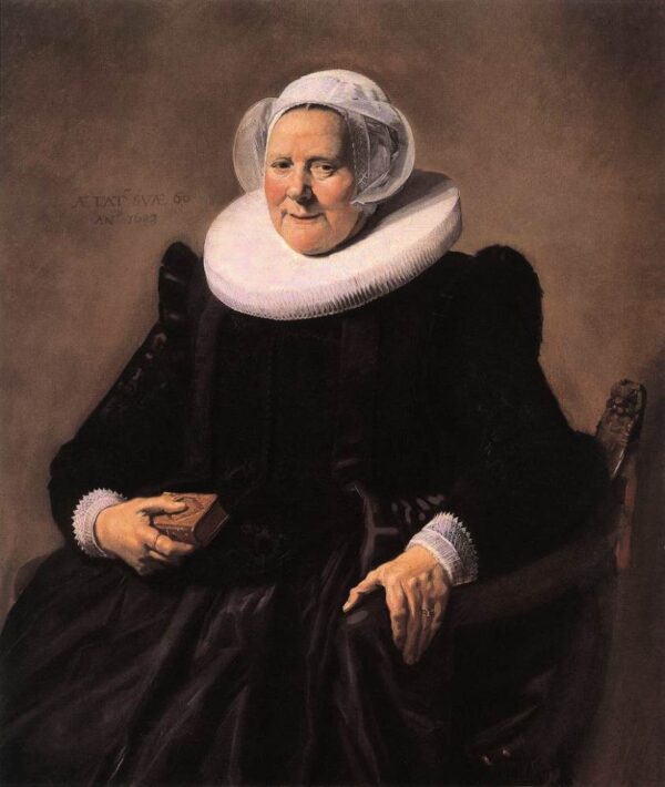 Portrait of a Seated Woman by Frans Hals, hand-painted oil painting reproduction