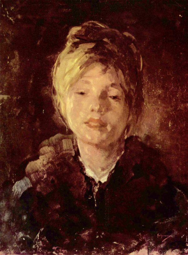 Portrait of a Woman by Nicolae Grigorescu, hand-painted oil painting reproduction