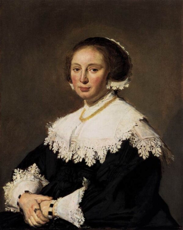 Portrait of a Woman by Frans Hals, hand-painted oil painting reproduction