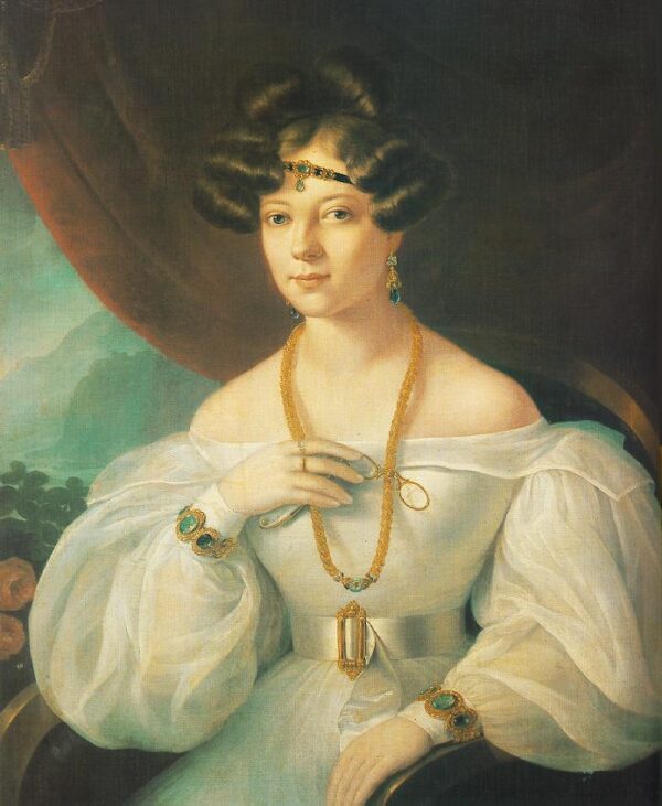 Portrait of a Woman by Miklós Barabás, hand-painted oil painting reproduction