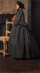 Portrait of a Woman by Giuseppe Abbati, hand-painted oil painting reproduction