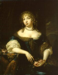Portrait of a Woman by Caspar Netscher, hand-painted oil painting reproduction