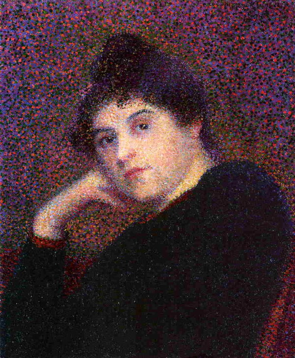 Portrait of a Woman by Hippolyte Petitjean, hand-painted oil painting reproduction