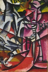 Portrait of a Woman by Liubov Popova, hand-painted oil painting reproduction
