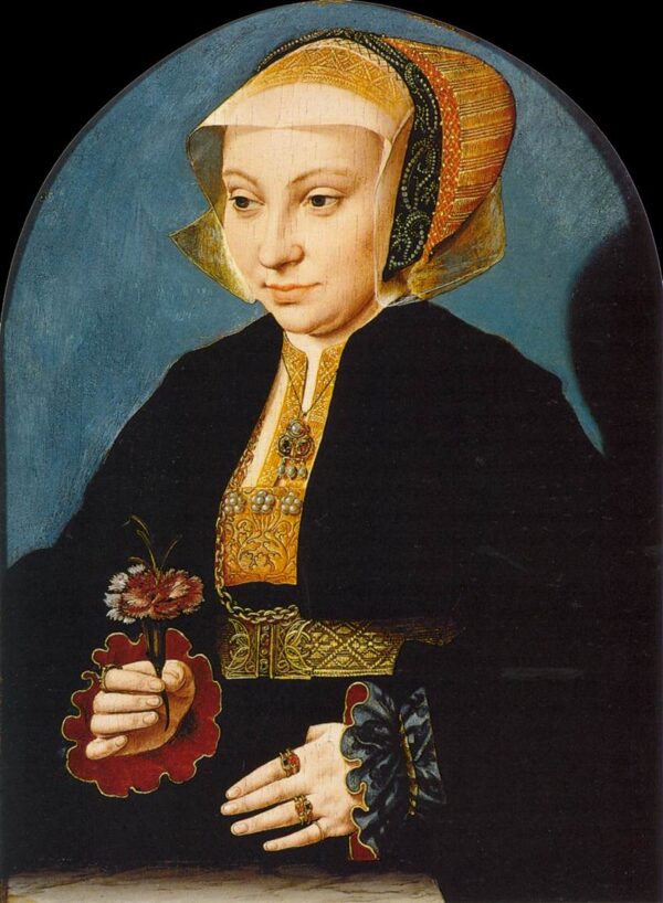 Portrait of a Woman by Barthel Bruyn, hand-painted oil painting reproduction
