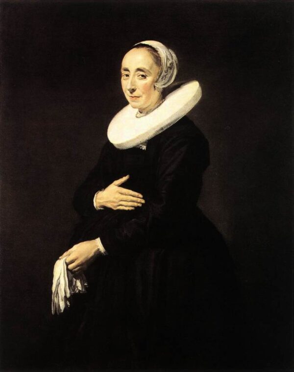 Portrait of a Woman II by Frans Hals, hand-painted oil painting reproduction