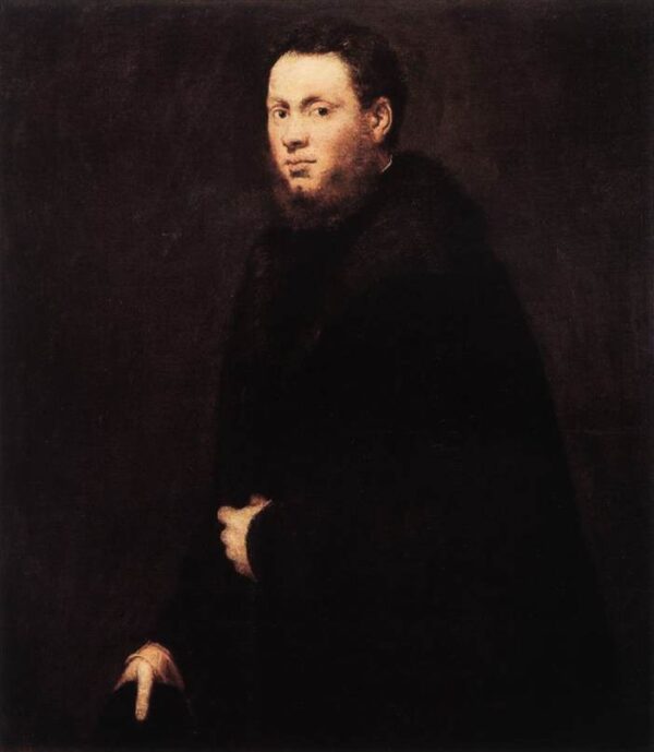 Portrait of a Young Gentleman by Tintoretto, hand-painted oil painting reproduction