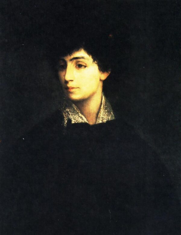 Portrait of a Young Jewish Woman by Maurycy Gottlieb, hand-painted oil painting reproduction
