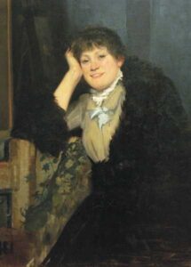 Portrait of a Young Lady by Marie Bashkirtseff, hand-painted oil painting reproduction
