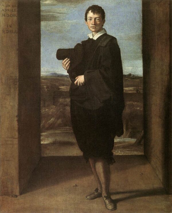 Portrait of a Young Man by Domenichino, hand-painted oil painting reproduction
