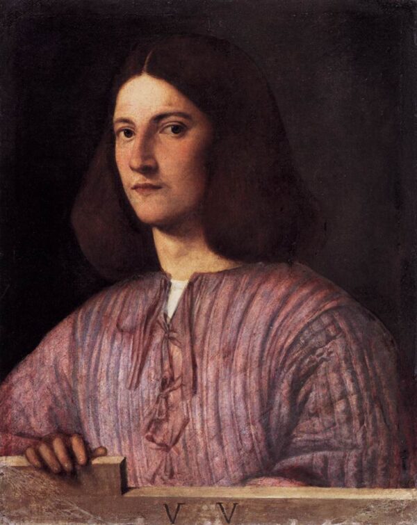 Portrait of a Young Man by Giorgione, hand-painted oil painting reproduction