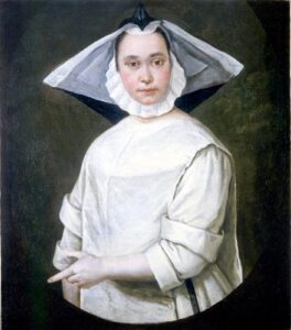 Portrait of a Young Nun by Giacomo Ceruti, hand-painted oil painting reproduction