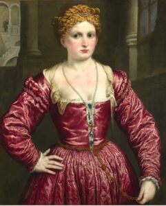 Portrait of a Young Woman by Paris Bordone, hand-painted oil painting reproduction