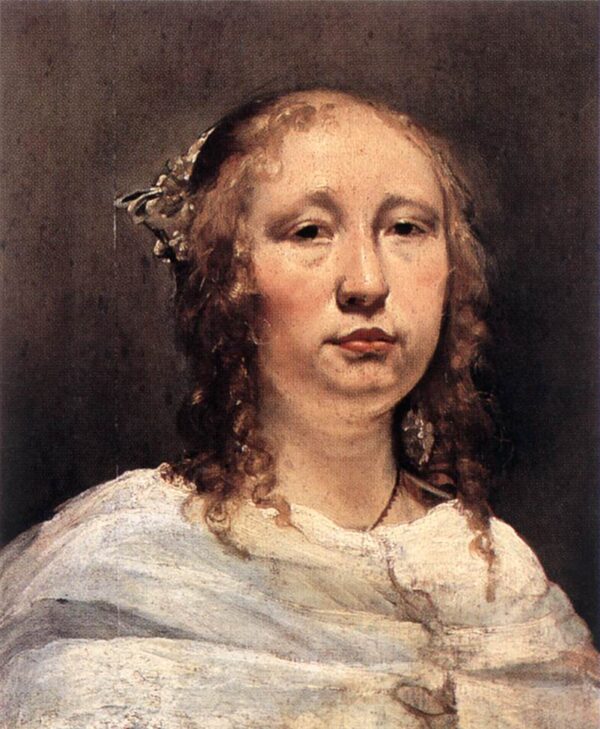 Portrait of a Young Woman by Jan de Bray, hand-painted oil painting reproduction