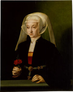 Portrait of a Young Woman by Barthel Bruyn, hand-painted oil painting reproduction