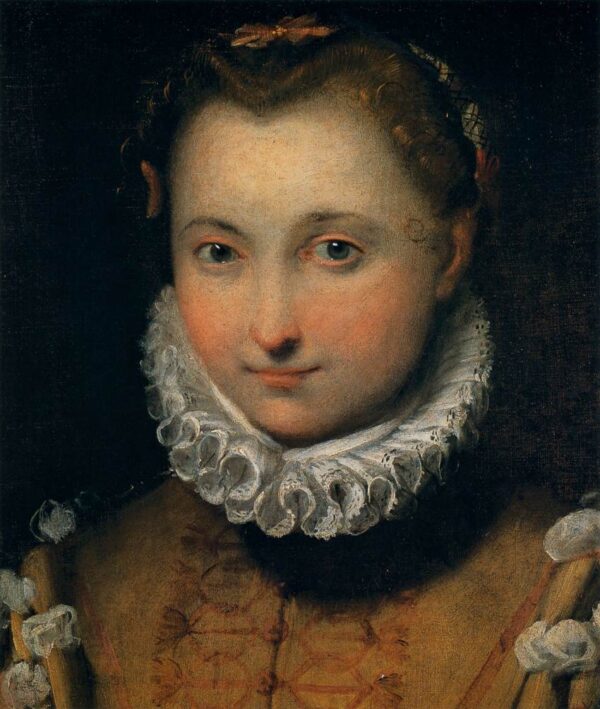 Portrait of a Young Woman by Federico Fiori Barocci, hand-painted oil painting reproduction