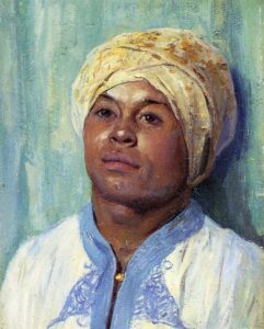 Portrait of an Algerian by Guy Rose, hand-painted oil painting reproduction