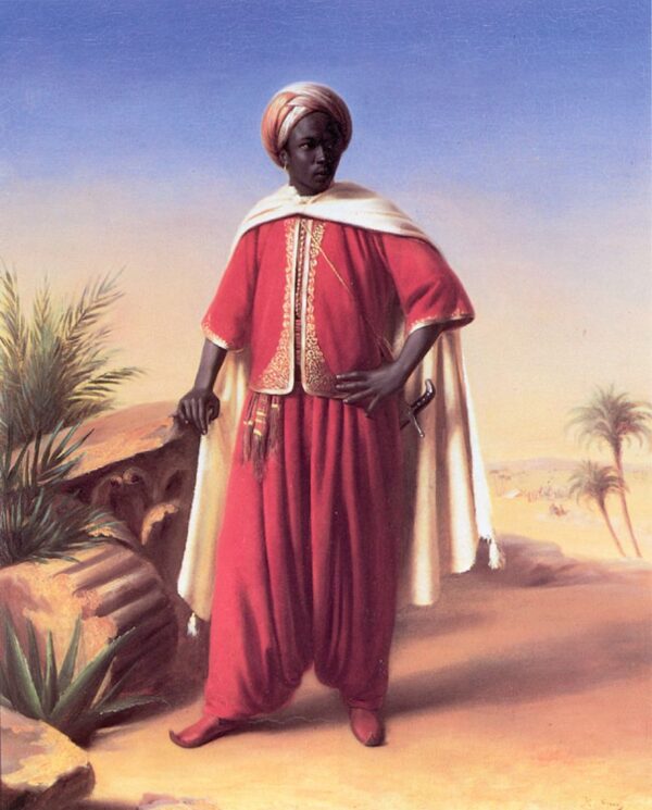 Portrait of an Arab by Horace Vernet, hand-painted oil painting reproduction