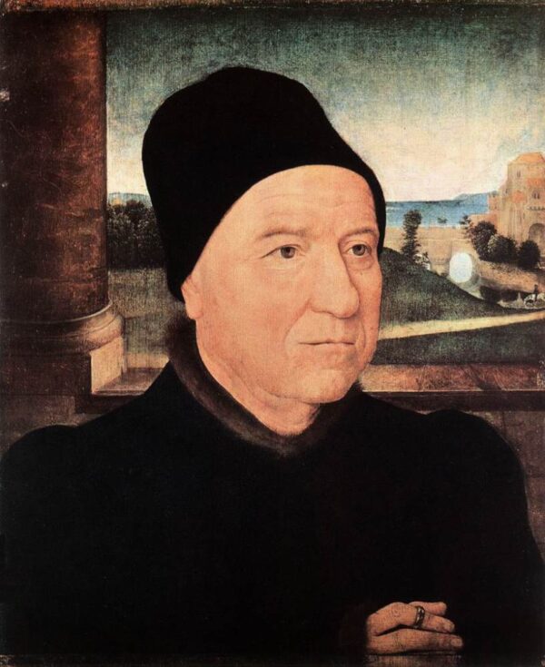 Portrait of an Old Man by Hans Memling, hand-painted oil reproduction