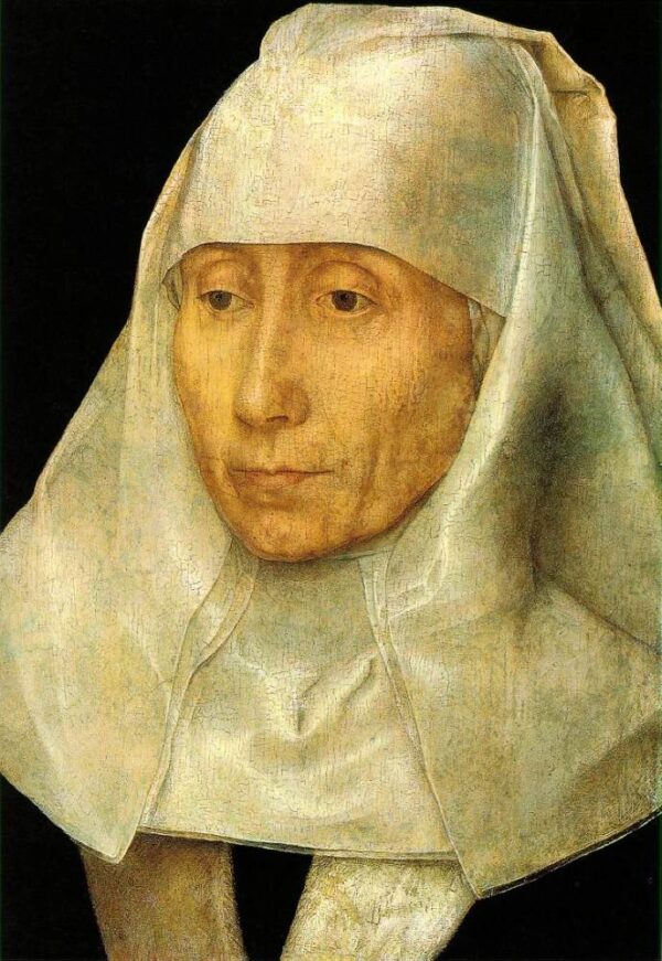 Portrait of an Old Woman by Hans Memling, hand-painted oil painting reproduction