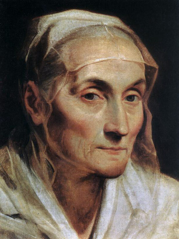 Portrait of an Old Woman by Guido Reni, hand-painted oil painting reproduction
