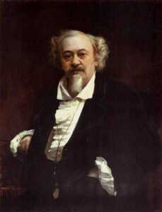 Portrait of the Actor Vasily Samoilov by Ivan Nikolaevich Kramskoy, hand-painted oil painting reproduction