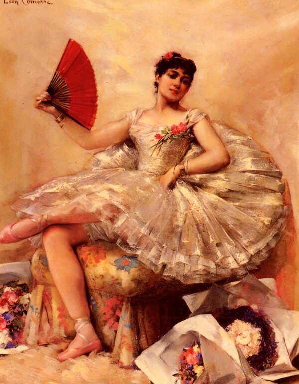 Portrait of the Ballerina Rosita Mauri by Leon Francois Comerre, hand-painted oil painting reproduction