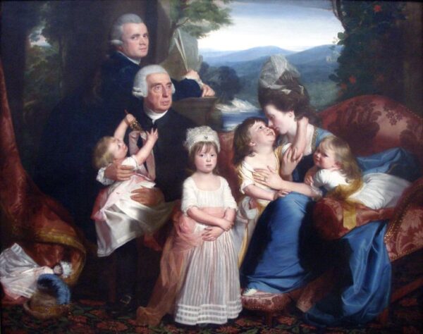 Portrait of the Copley Family by John Singleton Copley, hand-painted oil painting reproduction