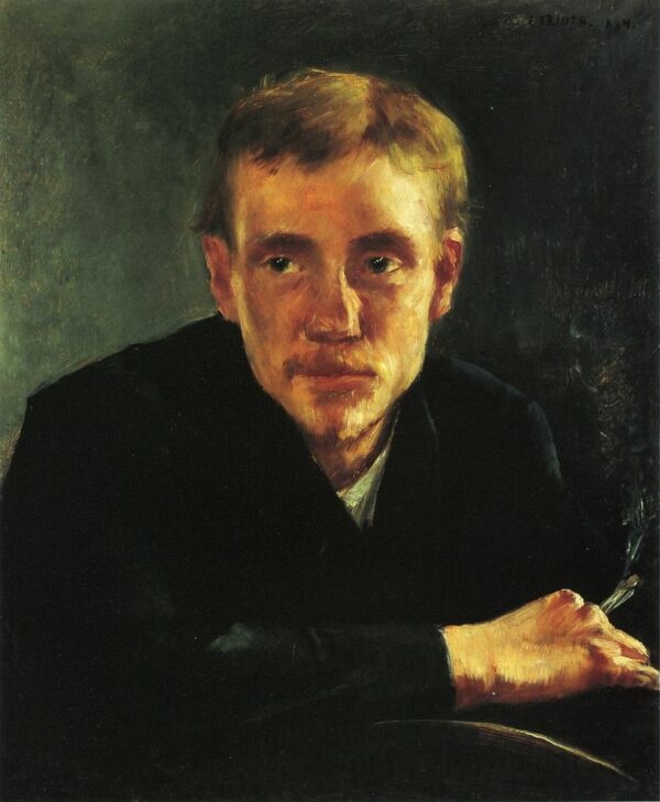 Portrait of the Painter by Lovis Corinth, hand-painted oil painting reproduction