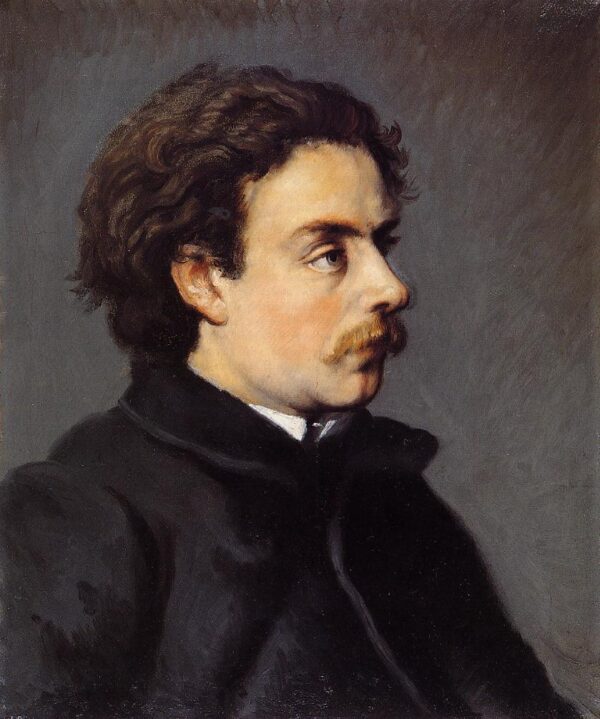 Portrait of the Painter Emile-Henri Laport by Jasper Francis Cropsey, hand-painted oil painting reproduction