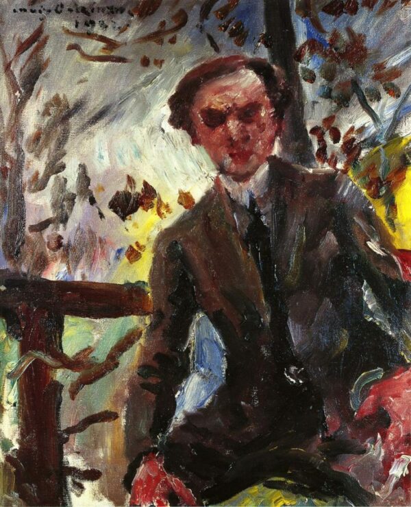 Portrait of the Painter Leo Michelson by Lovis Corinth, hand-painted oil painting reproduction