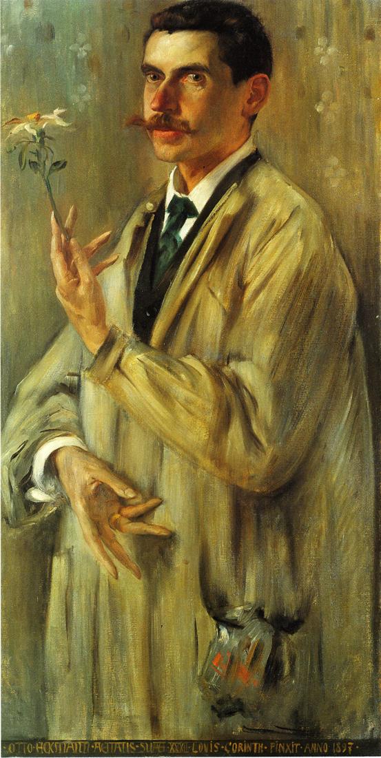 Portrait of the Painter Otto Eckmann by Lovis Corinth, hand-painted oil reproduction