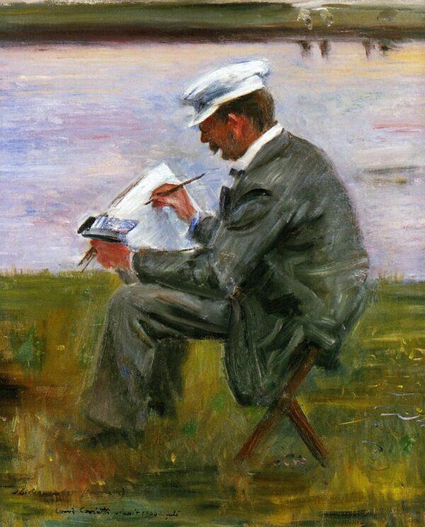 Portrait of the Painter Walter Leistikow b by Lovis Corinth, hand-painted oil painting reproduction