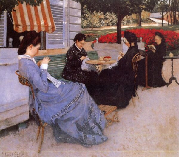 Portraits in the Countryside by Gustave Caillebotte, hand-painted oil painting reproduction