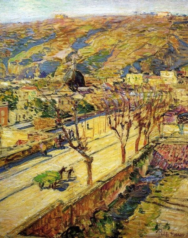 Posilippo by Frederick Childe Hassam, hand-painted oil painting reproduction