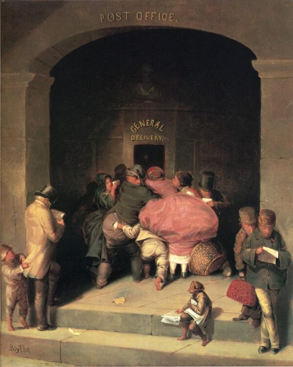 Post Office by David Gilmour Blythe, hand-painted oil painting reproduction